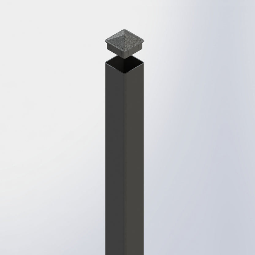 Aluminium Gate Post with Cap | Readymade Gates