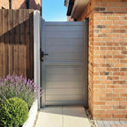 Aluminium Horizontal Solid Infill Garden Gate – Readymade Gates