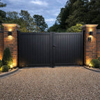 Aluminium Vertical Solid Infill Double Driveway Gate – RMG001DG