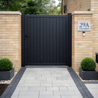 Aluminium Vertical Solid Infill Garden Gate – Readymade Gates