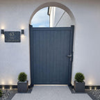 Aluminium Vertical Solid Infill Garden Gate – Readymade Gates