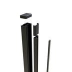 Aluminium Wall-Mounted Receiver Gate Post – Garden & Pedestrian Gate (Single Post)