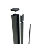Aluminium Wall-Mounted Receiver Gate Post – Garden & Pedestrian Gate (Single Post)