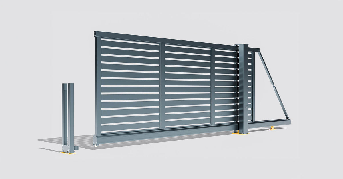 Cantilever Sliding Gate - Open Board - Guides | Readymade Gates