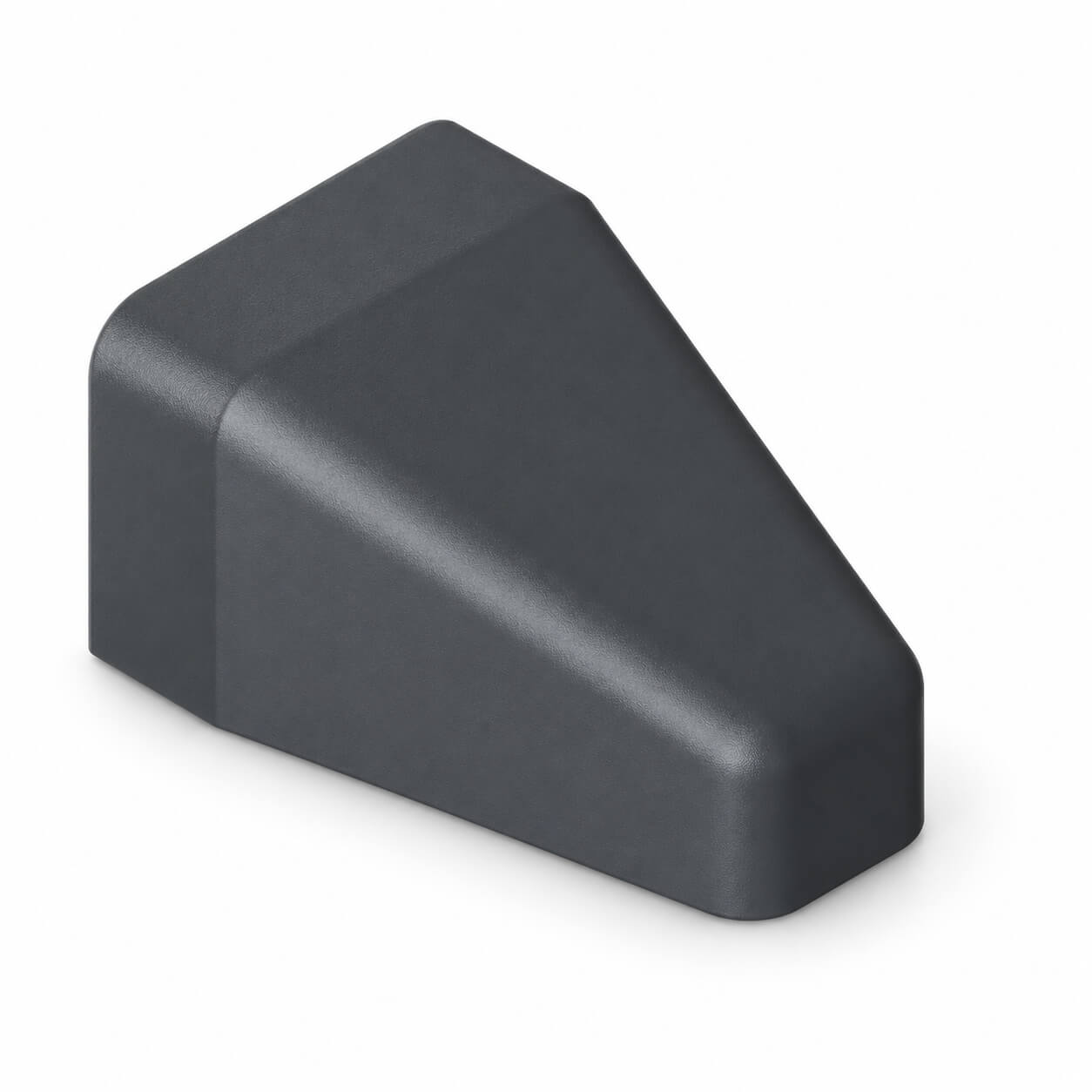 Black Wall Mounted Hinge Cap