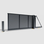 Aluminium Cantilever Sliding Gate – Open Board – Readymade Gates