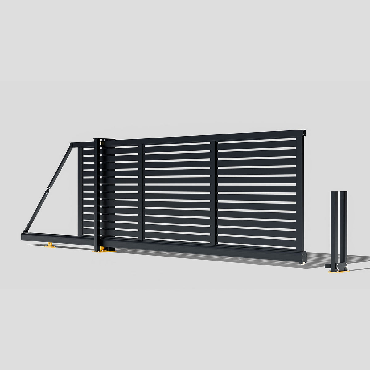 Cantilever Sliding Gate - Open Board - Guides | Readymade Gates