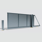 Aluminium Cantilever Sliding Gate – Open Board – Readymade Gates