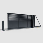 Aluminium Cantilever Sliding Gate – Semi-Privacy – Readymade Gates