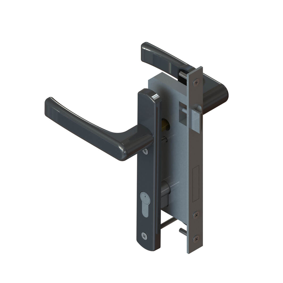 Gate Lock & Handle Set – Double Driveway Gates