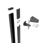 Aluminium Wall-Mounted Hinge Gate Post – Garden & Pedestrian Gate (Single Post)