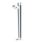 Gate hinge post grey w25mm