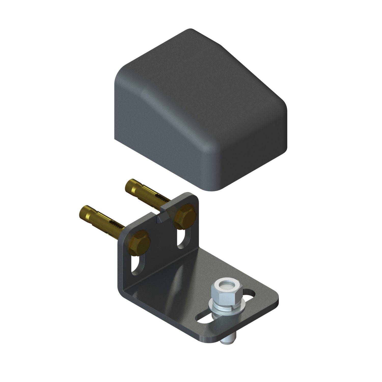 Rear-Mounted Gate Hinge - Double Driveway Gates Main image