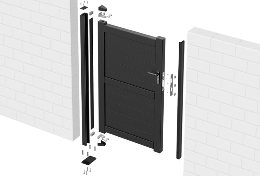 Pedestrian Gate Posts Ready Made Gates